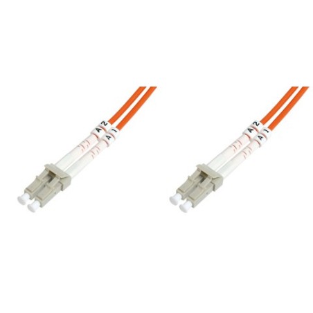 CAVO FIBRA OTTICA LC A LC MULTIMODE DUPLEX 50/125 MT.1