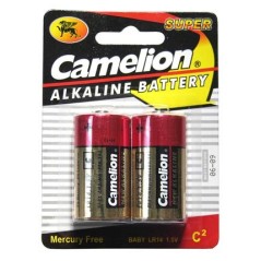 BATTERIE ALCALINE 1.5 VOLT LR14 MEZZATORCIA BLISTER 2 PZ.