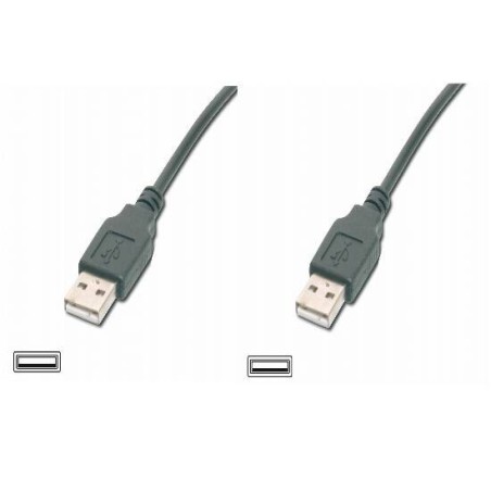 CAVO USB MT. 3 - CONNETTORI USB TIPO A MASCHIO/MASCHIO USB 2.0 COLORE NERO