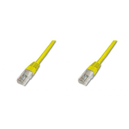 CAVO RETE UTP CAT 5E NON SCHERMATO - MT. 50  GIALLO