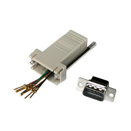 CONNETTORE MODULARE 9 POLI MASCHIO 8 POLI RJ45