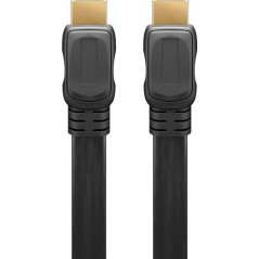 CAVO HDMI PIATTO MT. 3 HIGH SPEED CON ETHERNET COLORE NERO