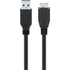 CAVO USB 3.0 CONNETTORI USB A - MICRO USB B - LUNGHEZZA MT. 3