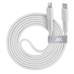 CAVO RICARICA PIATTO TYPE-C / LIGHTNING 1,2M BIANCO