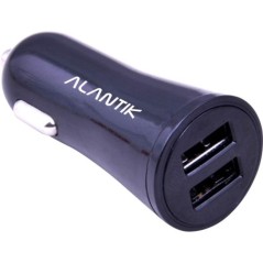 CARICATORE DA AUTO CON 2 PORTE USB 3.4A (17 WATT)