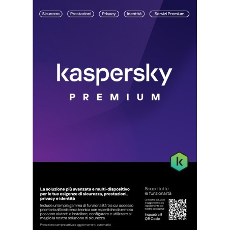 KASPERSKY PREMIUM 3 DISPOSITIVI 1 ANNO SLIM SIERRA BS IT