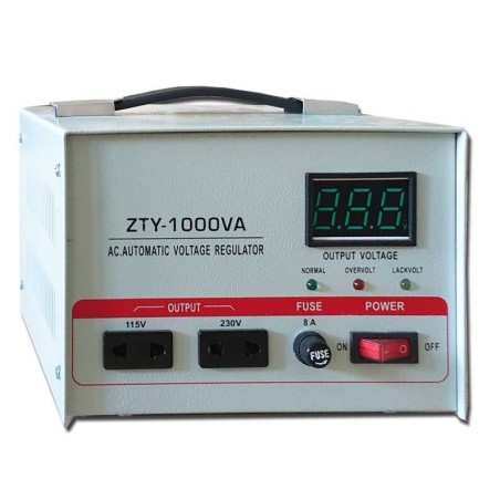 STABILIZZATORE DI TENSIONE ELETTROMECCANICO MONOFASE 1000VA 800W