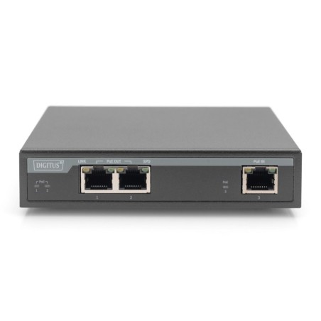 ESTENSORE 2 PORTE GIGABIT 4PPOE EXTENDER, 802.3AT, 60 W