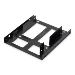 FRAME INTERNO IN METALLO PER MONTAGGIO 2 HD 2.5" IN UN ALLOGGIAMENTO DA 3,5"