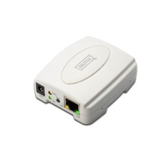 PRINT SERVER USB 1 PORTA - CONNETTORE RJ45 FEMMINA E USB A FEMMINA