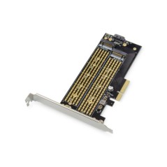 SCHEDA ADD-ON M.2 NGFF/NVME SSD PCI-EXPRESS SUPPORTA CHIAVI B, M E B+M, DIMENSIONI DA 30-110MM