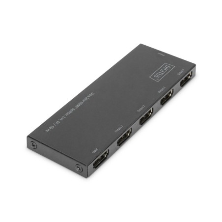 SPLITTER HDMI ULTRA SLIM, 1X4, 4K/60HZ HDR, HDCP 2.2, 18 GBPS, MICRO USB POWER
