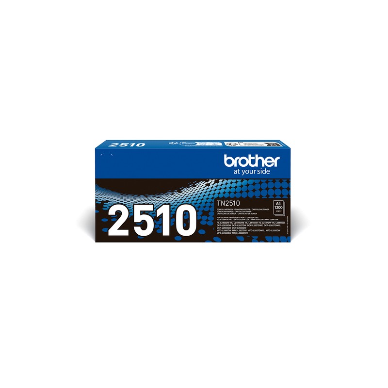 BROTHER TONER NERO TN2510, DA 1.200 PAGINE
