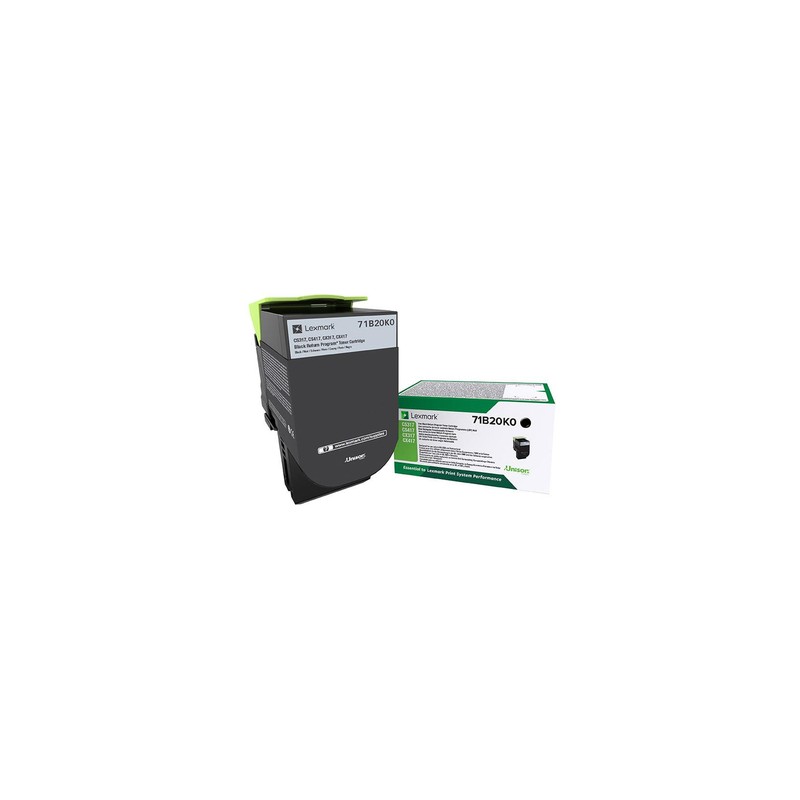 LEXMARK TONER NERO PER CS/CX 317/417/517 3000PAG RETURN PROGRAM