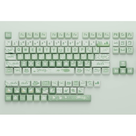 SET DI 133 TASTI  KEYCAPS SPRING OUTING 5 SIDED PBT XDA