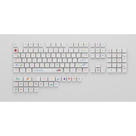 SET DI 127 TASTI KEYCAPS SUMMER PAINTING PBT XDA