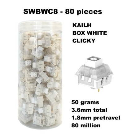 80 SOTTOTASTIKAILH BOX WHITE CLICK-BAR