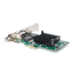 GIGABIT ETHERNET PCI EXPRESS CARD, 2 PORTE 32-BIT, STAFFA A BASSO PROFILO, CHIPSET INTEL