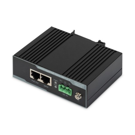 INIETTORE INDUSTRIALE PROFESSIONALE POE+ 802.3 AF/AT GIGABIT DIGITUS