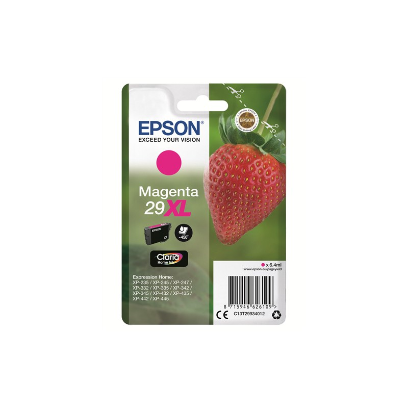 EPSON CART. INK MAGENTA 29XL SERIE FRAGOLA