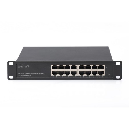 DIGITUS SWITCH ETHERNET GIGABIT 16 PORTE 10 UNMANAGED