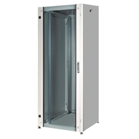 ARMADIO RACK PER RETI 19" 42U (A)2002, (L)600, (P)1000, COLORE GRIGIO PORTA A VETRO SERIE EAVI