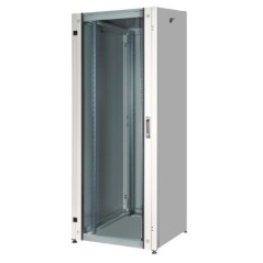 ARMADIO RACK PER RETI 19" 42U (A)2002, (L)600, (P)600 COLORE GRIGIO PORTA VETRO SERIE EAVI