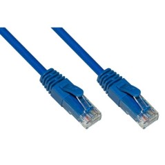 CAVO RETE CATEGORIA 6A NON SCHERMATO UTP AWG24 COLORE BLU HALOGENFREE MT 7,5