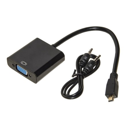 ADATTATORE MICRO HDMI® TIPO D - VGA FEMMINA + AUDIO
