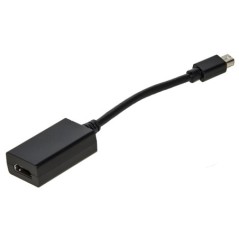 ADATTATORE MINI DISPLAYPORT MASCHIO - HDMI FEMMINA NERO