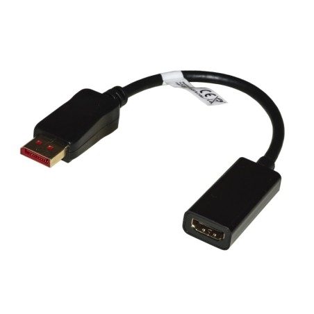 ADATTATORE DISPLAYPORT 1.4 MASCHIO - HDMI ® 2.0 FEMMINA CONTATTI DORATI 4KX2K60HZ HDR RGB4:4:4