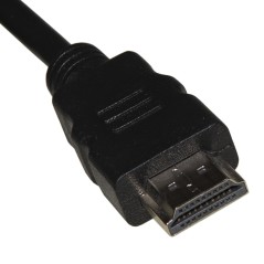 CONFEZIONE 10 CAVI SCHERMATI HDMI® 4K 3D CON ETHERNET COLORE NERO MT 1,8