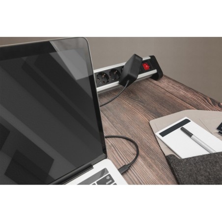 DIGITUS CARICATORE PER NOTEBOOK USB-C, 100W GAN