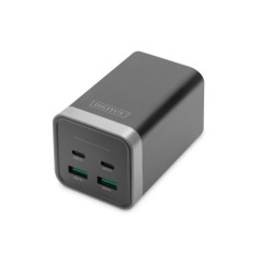 DIGITUS ADATTATORE DI RICARICA UNIVERSALE USB A 4 PORTE, 150W GAN