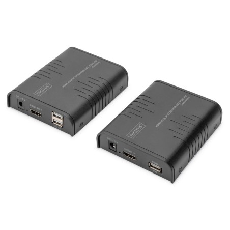 DIGITUS SET EXTENDER IP HDMI KVM, FULL HD