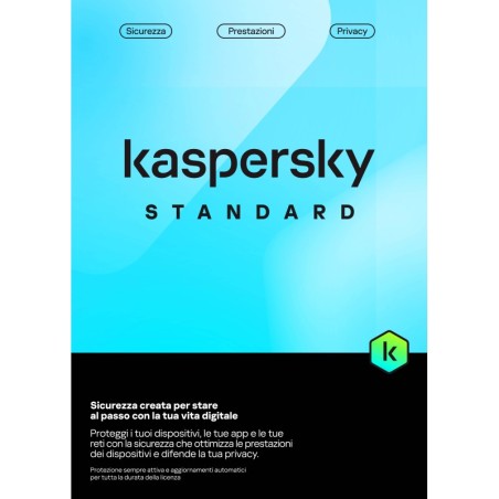 KASPERSKY STANDARD PER 1 DISPOSITIVO 1 ANNO CARD BS IT