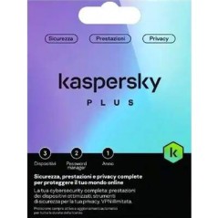 KASPERSKY PLUS 3 DISPOSITIVI 1 ANNO ENVELOPE BS ITALIANO