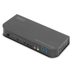 SWITCH KVM DIGITUS 2 PORTE 4K60HZ, 2 X DP IN, 1 X DP/HDMI OUT