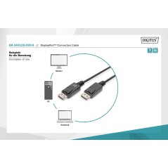 CAVO DISPLAYPORT MASCHIO/MASCHIO MT 2 COLORE NERO