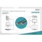 DIGITUS CAVO IN FIBRA OTTICA IBRIDO DISPLAYPORT  AOC, UHD 8K, 20 M