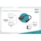 CAVO ADATTATORE DISPLAYPORT DP 1.2 MASCHIO - VGA 15 POLI FEMMINA CM 15