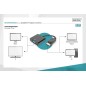 ADATTATORE VGA FEMMINA - DISPLAYPORT MASCHIO DIGITUS
