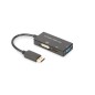 ADATTATORE VIDEO 3 IN 1 CONNETTORE DP MASCHIO - HDMI + DVI + VGA