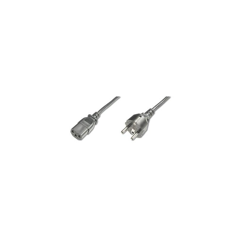 CAVO ALIMENTAZIONE 10/16 AMPERE 250 V-VDE SPINA DRITTA PRESA IEC DRITTA MT.1.20
