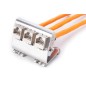 DIGITUS ADATTATORE PER GUIDA TOP-HAT PER 3 MODULI KEYSTONE
