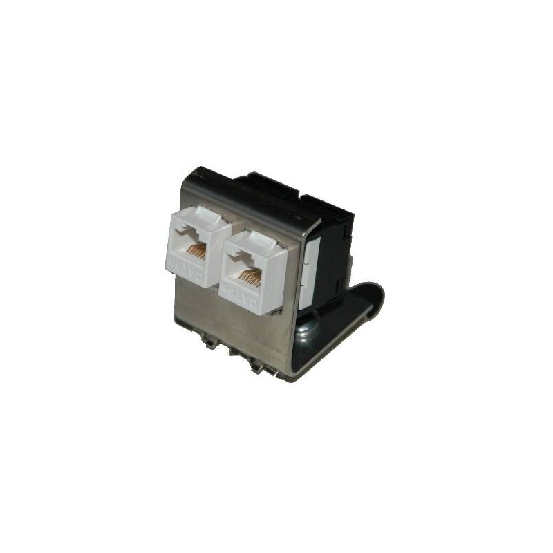 ADATTATORE DIN-RAIL PER 2 MODULI KEYSTONE