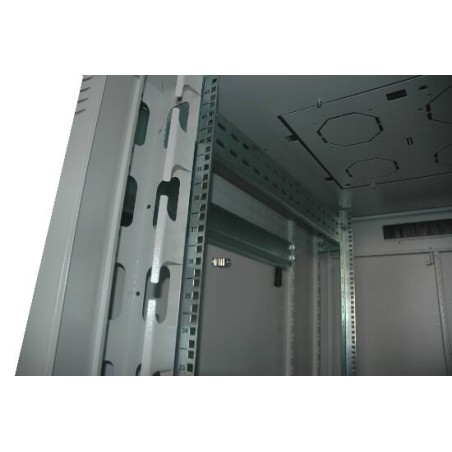 ARMADIO 26 UNITA' LINEA PROFESSIONALE (A)1310 X (L)600 X (P)800 MM. COLORE NERO RAL 9005