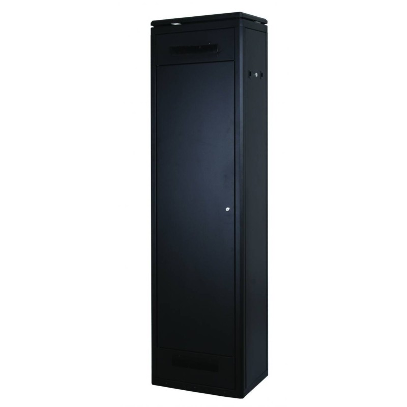 ARMADIO 22 UNITA' LINEA PROFESSIONALE (A)1200 X (L)600 X (P)600 MM. COLORE NERO RAL9005 (DN-19 22U-6/6-SW)