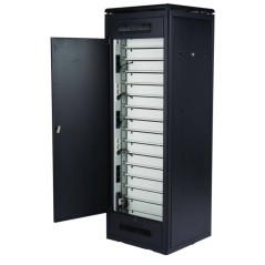 ARMADIO 42 UNITA' LINEA PROFESSIONALE (A)2020 X (L)600 X (P)600 MM. COLORE NERO RAL9005 (DN-19 42U 6/6-SW)