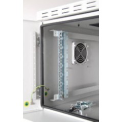 ARMADIO RACK 19" PER RETI DA ESTERNO PROTEZIONE IP55 12 UNITA' 600X450X713 MM (LXPXA)